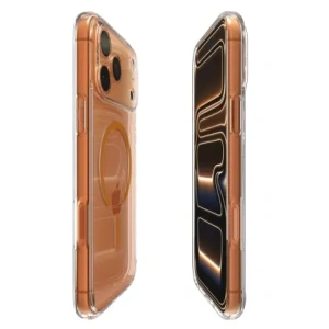 Etui Spigen Ultra Hybrid Mag MagSafe do Apple iPhone 17 Pro Max Clear/orange