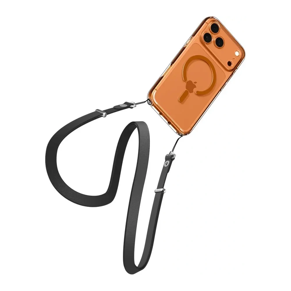 Etui Spigen Ultra Hybrid Mag MagSafe do Apple iPhone 17 Pro Max Clear/orange