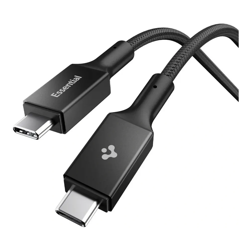 Kabel Spigen EB10010CC Essential USB-C Cable 100W 100cm Black
