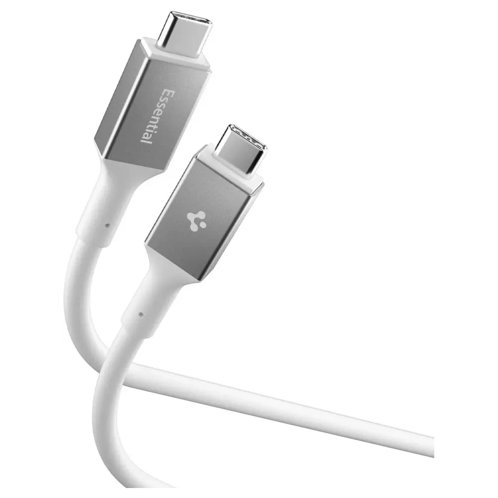 Kabel Spigen EB24012CC Essential USB-C Cable 240W 120cm White