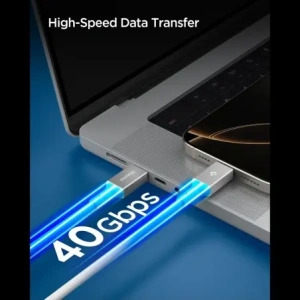 Kabel Spigen EB24012CC Essential USB-C Cable 240W 120cm White