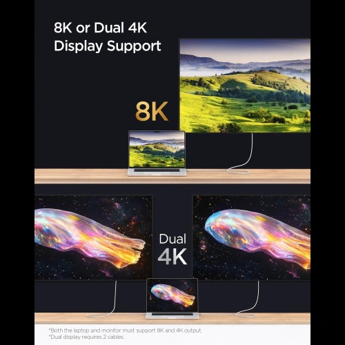 Kabel Spigen EB24012CC Essential USB-C Cable 240W 120cm White