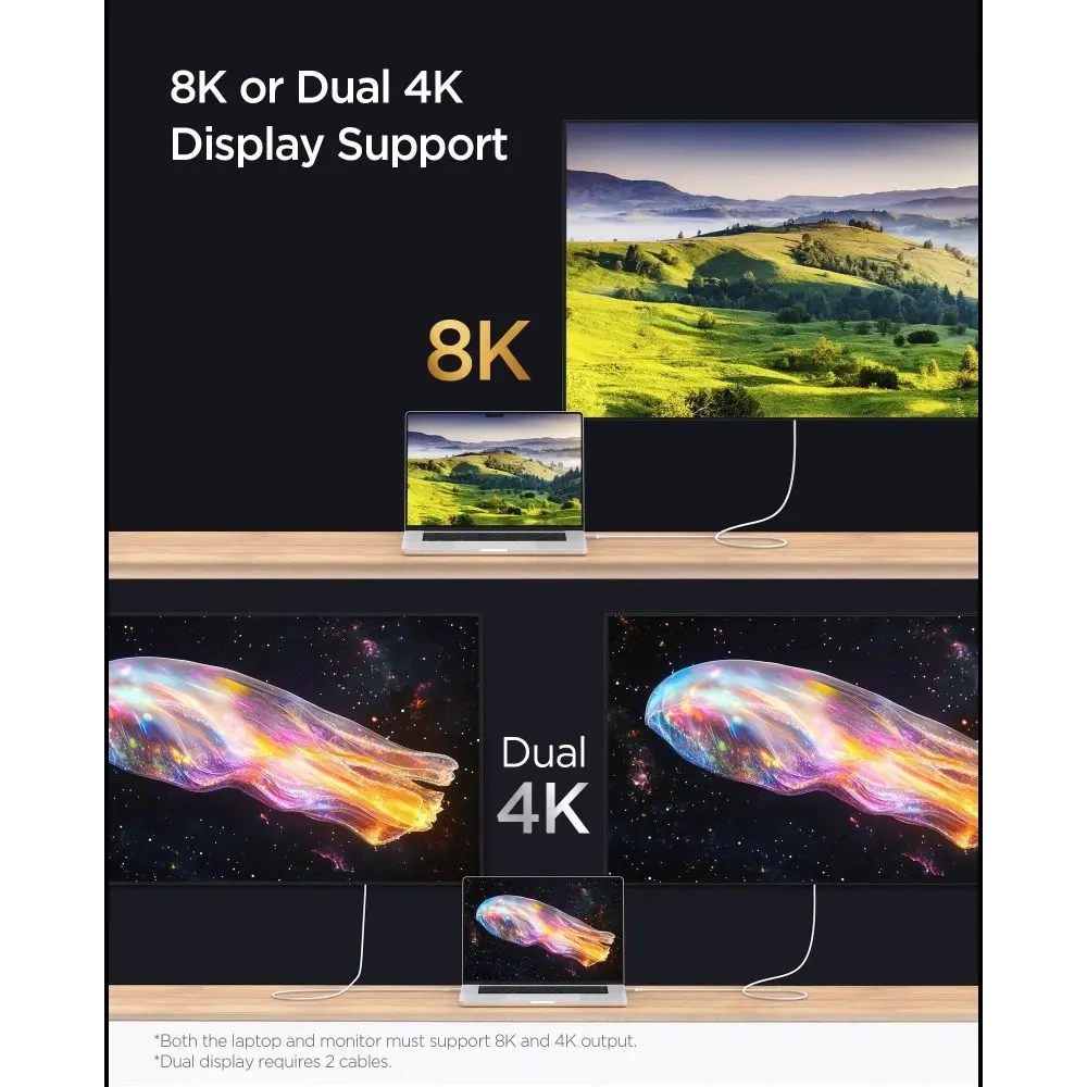 Kabel Spigen EB24012CC Essential USB-C Cable 240W 120cm White