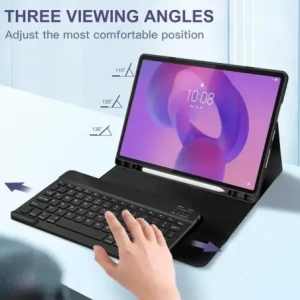 Etui Tech-Protect SmartCase Pen + Keyboard do Lenovo Idea Tab Plus 12.1 TB-361 Black