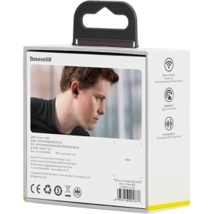 Buy Wireless headphones Baseus Encok WM01 TWS, Bluetooth 5.0 (Black) - BSU1641BLK - {ean13} - Home Screen Store Europe