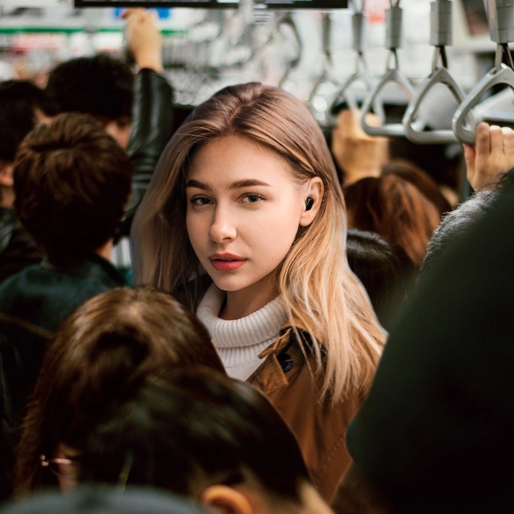 Bezprzewodowe słuchawki Baseus Encok WM01, Bluetooth 5.0 (czarne)