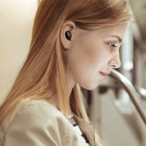 Vezeték nélküli fülhallgató Baseus Encok WM01, Bluetooth 5.0 (fekete)