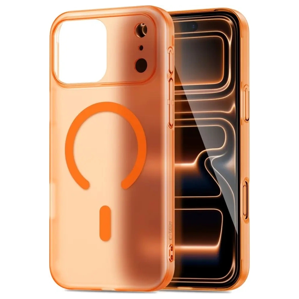 Etui Tech-Protect Magslim MagSafe do Apple iPhone 17 Pro Matte/cosmic Orange