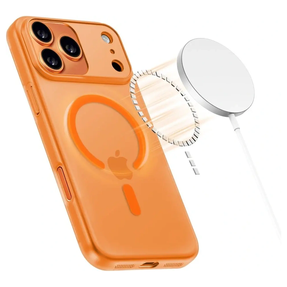 Etui Tech-Protect Magslim MagSafe do Apple iPhone 17 Pro Max Matte/cosmic Orange