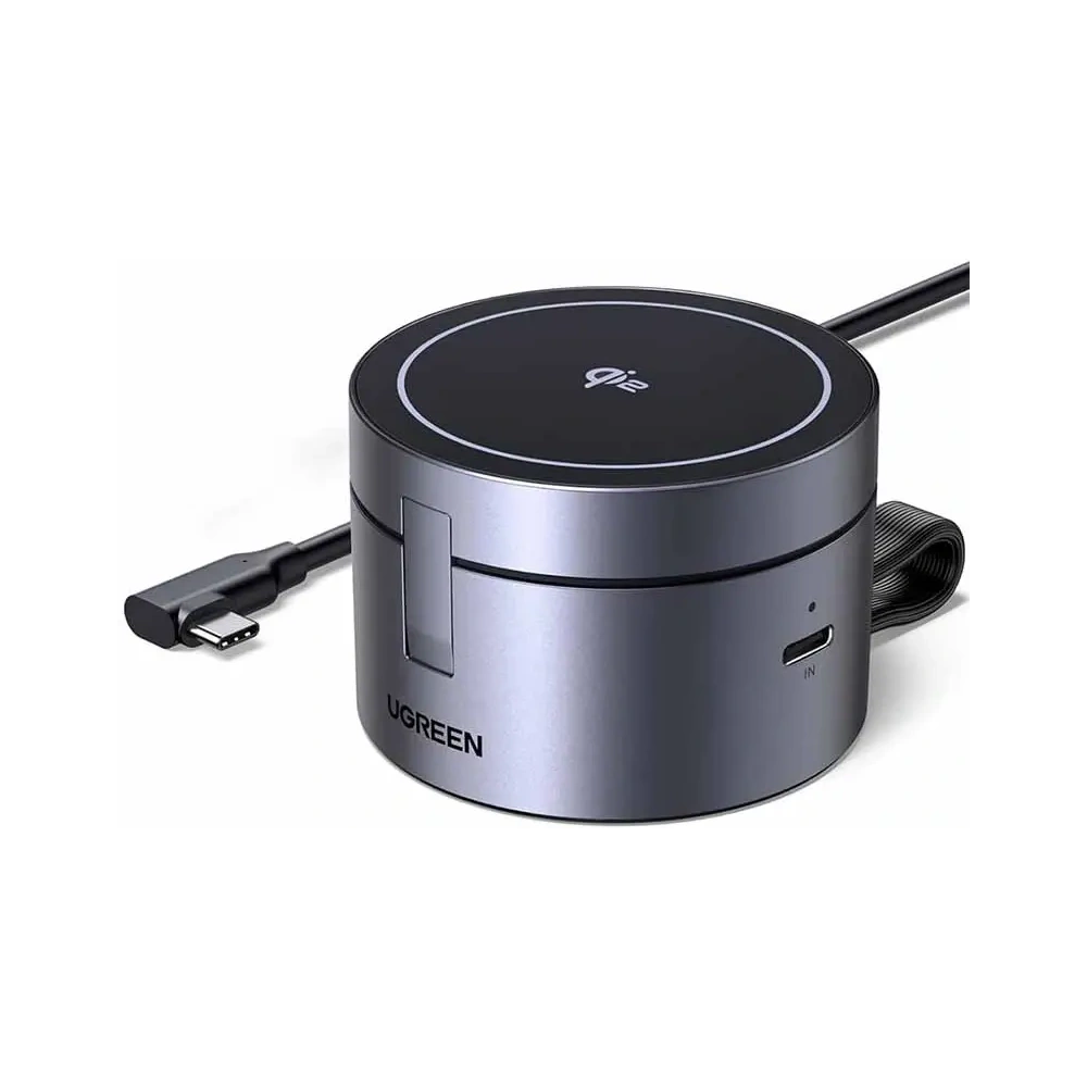 Magnetyczna ładowarka 3in1 UGREEN 25W USB-C W712 (czarna)