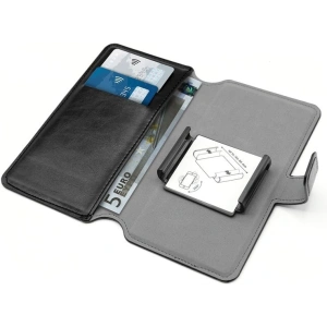 Kup PURO Universal Wallet - Uniwersalne etui obrotowe 360° z kieszeniami na karty, rozmiar XL (czarny) - PUR320BLK - {ean13} - Sklep Home Screen