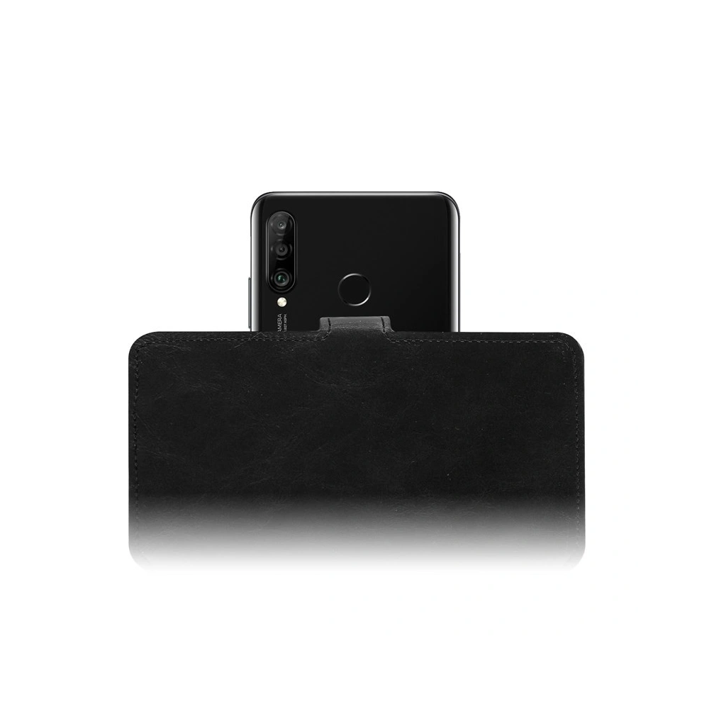 PURO Universal Wallet - Uniwersalne etui obrotowe 360° z kieszeniami na karty, rozmiar XL (czarny)