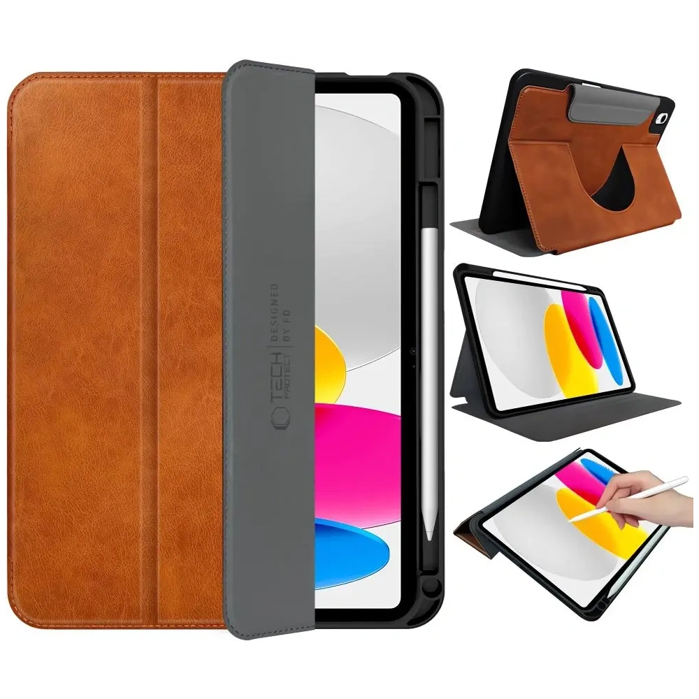 Etui Tech-Protect Fleece do Apple iPad Pro 11” 2024/2025 Brown