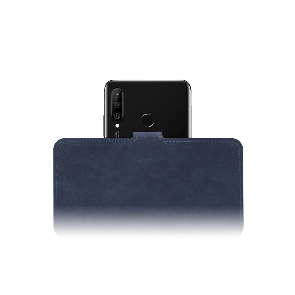 PURO Universal Wallet - Uniwersalne etui obrotowe 360° z kieszeniami na karty, rozmiar XL (granatowy)