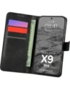 Etui z klapką Bizon Case Pocket do Oppo Find X9 Pro czarne