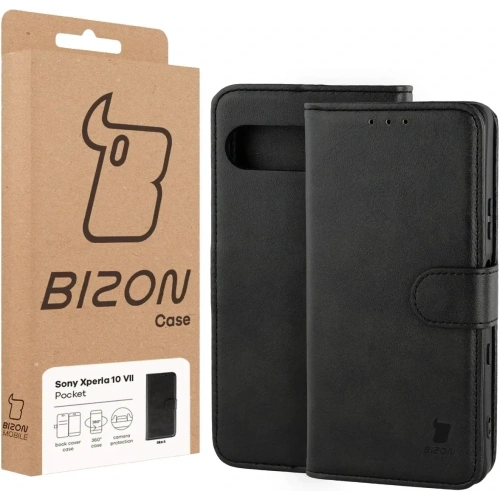 Etui z klapką Bizon Case Pocket do Sony Xperia 10 VII czarne