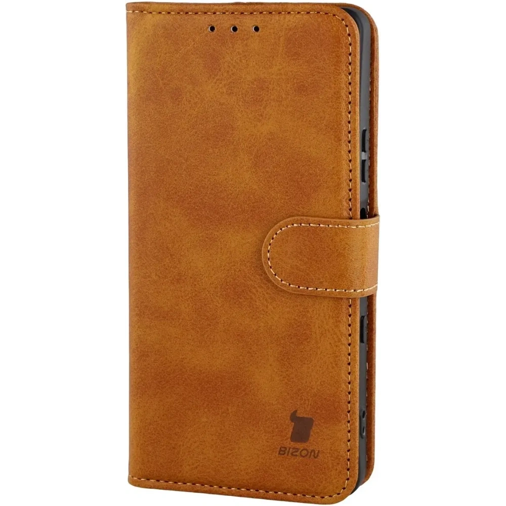 Etui z klapką Bizon Case Pocket do Sony Xperia 10 VII brązowe