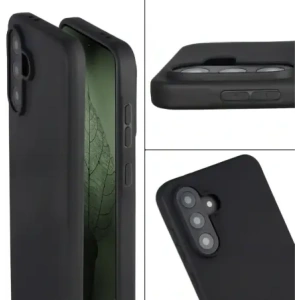 Etui z recyklingu Bizon Case ReLeaf do Samsung Galaxy A56 5G czarne