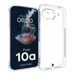 Elastyczne etui Bizon Case Salpa do Google Pixel 10a przezroczyste