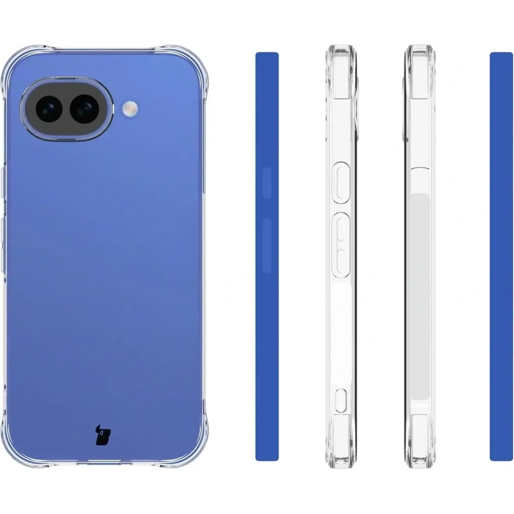 Elastyczne etui Bizon Case Salpa do Google Pixel 10a przezroczyste