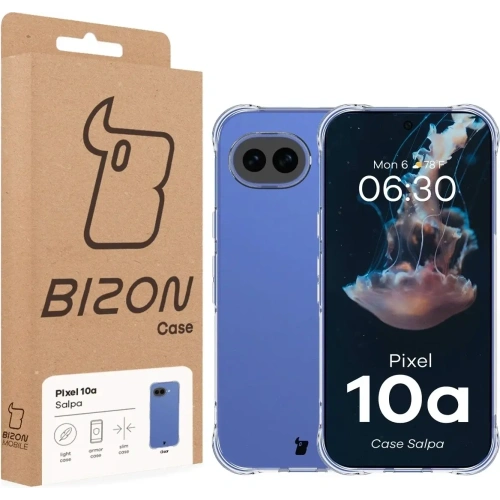 Elastyczne etui Bizon Case Salpa do Google Pixel 10a przezroczyste