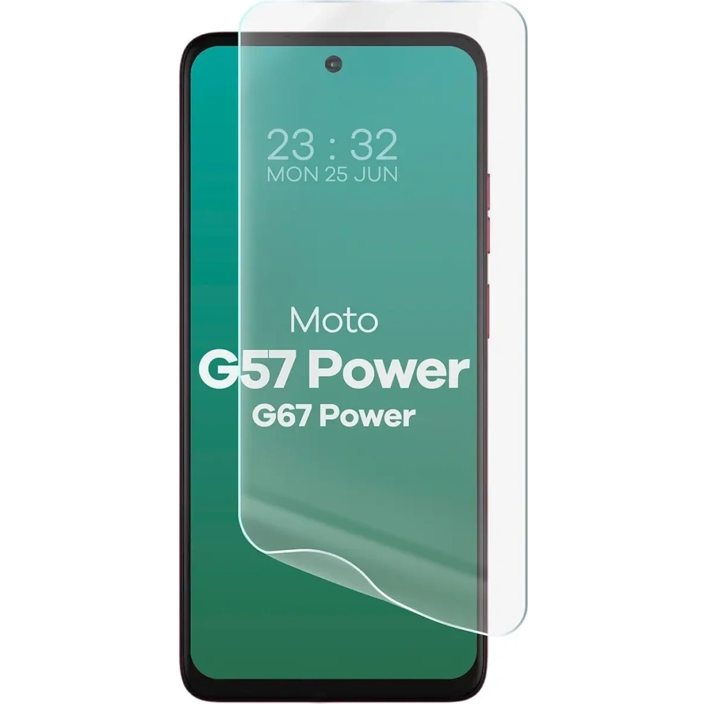 Folia hydrożelowa na ekran Bizon Glass Hydrogel Front do Moto G57 Power / G67 Power