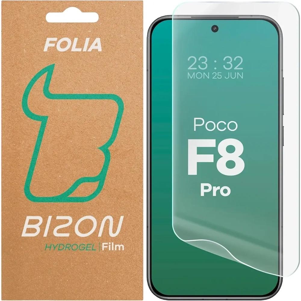 Folia hydrożelowa na ekran Bizon Glass Hydrogel Front do Xiaomi POCO F8 Pro