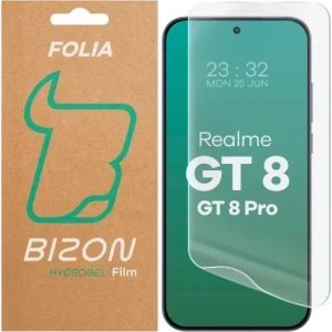 Folia hydrożelowa na ekran Bizon Glass Hydrogel Front do Realme GT 8 / 8 Pro