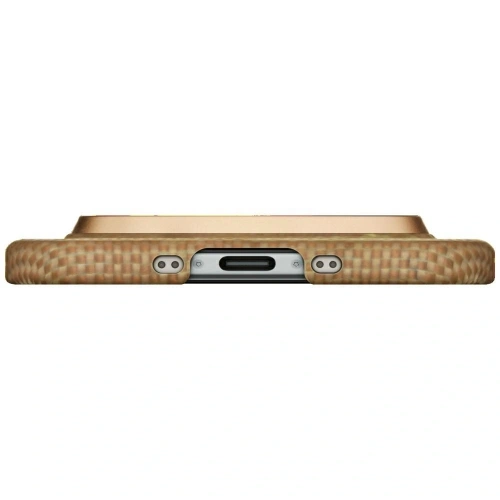 Etui PITAKA Ultra-Slim MagSafe do Apple iPhone Air golden glint