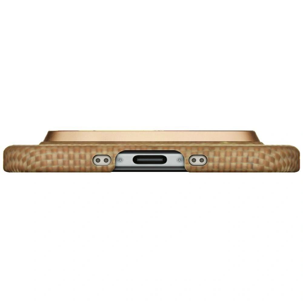 Etui PITAKA Ultra-Slim MagSafe do Apple iPhone Air golden glint