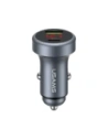 Ładowarka samochodowa USAMS CC327 Aluminium 45W USB-A USB-C tarnish