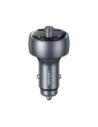 Ładowarka samochodowa USAMS CC328 30W USB-A USB-C Bluetooth FM tarnish