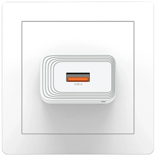 Ładowarka sieciowa USAMS T69 10.5W 2.1A USB-A biały