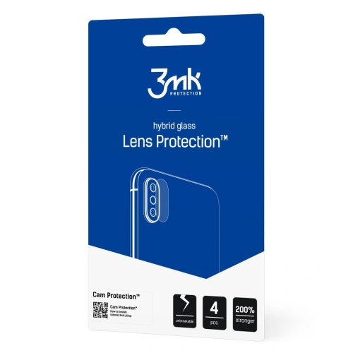 [CR] Szkło hybrydowe na obiektyw aparatu 3MK Lens Protection Samsung Galaxy S22 Ultra [4 PACK]