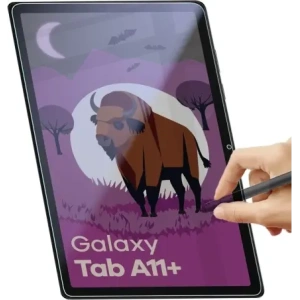 Prywatyzujące szkło hybrydowe Bizon Glass Tab Mule Shadow do Samsung Galaxy Tab A11+ Plus matowe