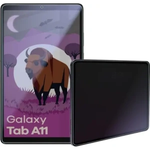 Prywatyzujące szkło hybrydowe Bizon Glass Tab Mule Shadow do Samsung Galaxy Tab A11 matowe