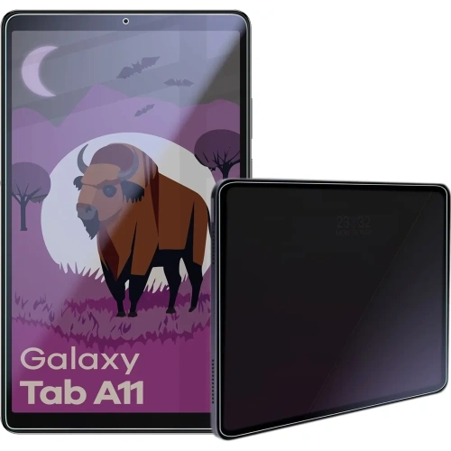 Prywatyzujące szkło hybrydowe Bizon Glass Tab Mule Shadow do Samsung Galaxy Tab A11 matowe