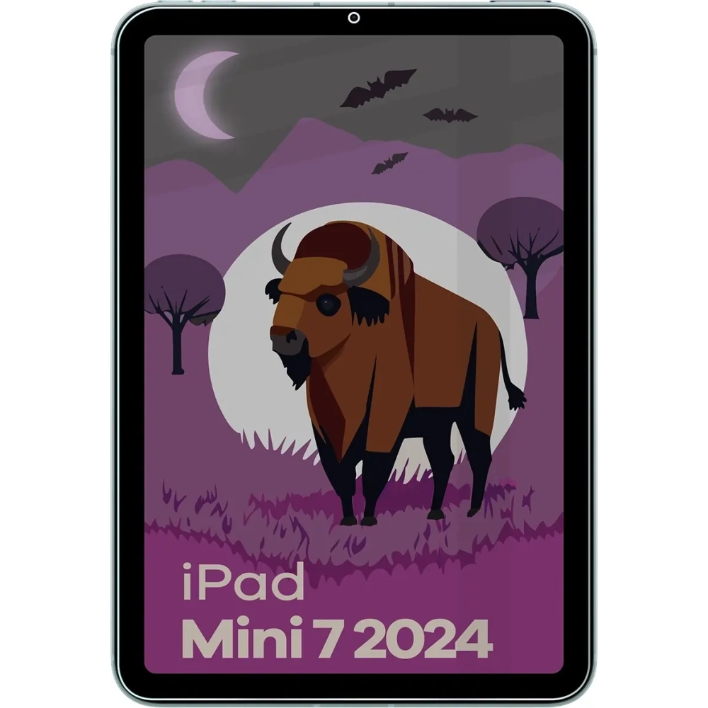 Prywatyzujące szkło hybrydowe Bizon Glass Tab Mule Shadow do Apple iPad Mini 7 2024 matowe