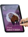 Prywatyzujące szkło hybrydowe Bizon Glass Tab Mule Shadow do Apple iPad Mini 7 2024 matowe
