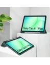 Etui z klapką Bizon Case Tab Clear Matt do Samsung Galaxy Tab A11+ Plus / A9+ Plus ciemnozielone