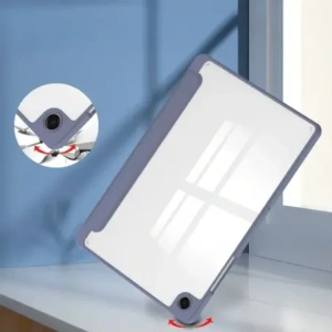 Etui z klapką Bizon Case Tab Clear Matt do Samsung Galaxy Tab A11+ Plus / A9+ Plus lawendowe