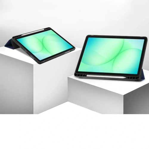 Etui z klapką Bizon Case Tab Lizard do Samsung Galaxy Tab A11+ Plus / A9+ Plus granatowe