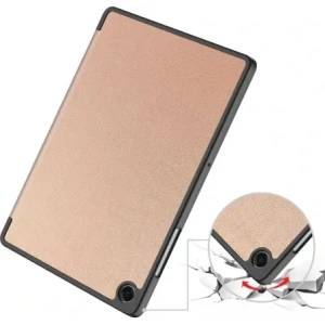 Etui z klapką Bizon Case Tab Lizard do Samsung Galaxy Tab A11+ Plus / A9+ Plus różowozłote