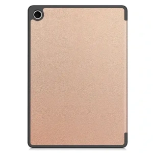 Etui z klapką Bizon Case Tab Lizard do Samsung Galaxy Tab A11+ Plus / A9+ Plus różowozłote