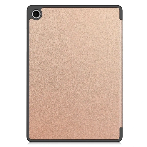 Etui z klapką Bizon Case Tab Lizard do Samsung Galaxy Tab A11+ Plus / A9+ Plus różowozłote