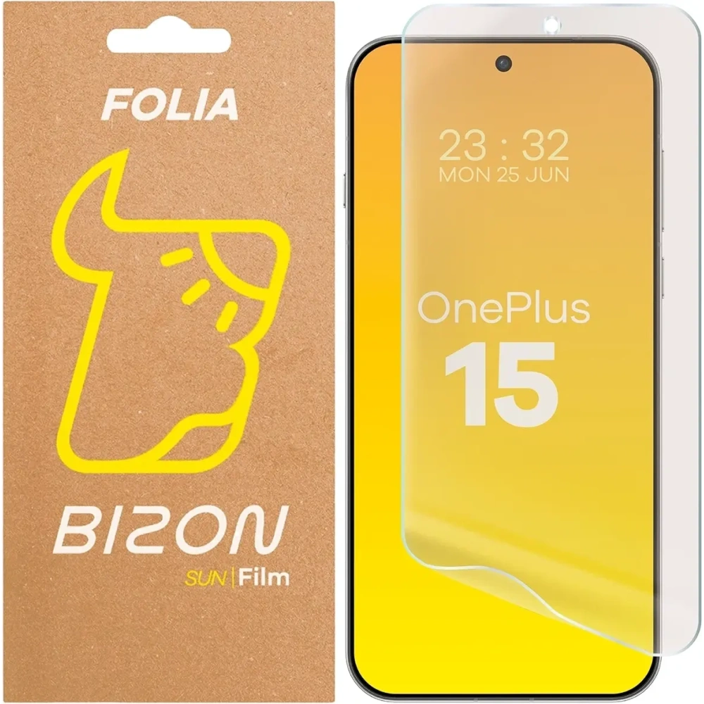 Folia matowa Bizon Glass Film Sun do OnePlus 15