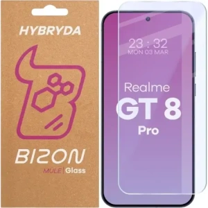 Elastyczne szkło hybrydowe Bizon Glass Mule do Realme GT 8 Pro