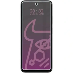 Prywatyzujące szkło hybrydowe Bizon Glass Mule Shadow do Infinix Hot 50 4G matowe
