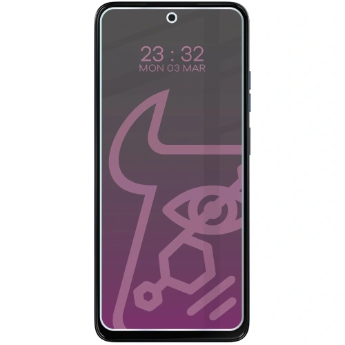 Prywatyzujące szkło hybrydowe Bizon Glass Mule Shadow do Motorola Moto G15 matowe