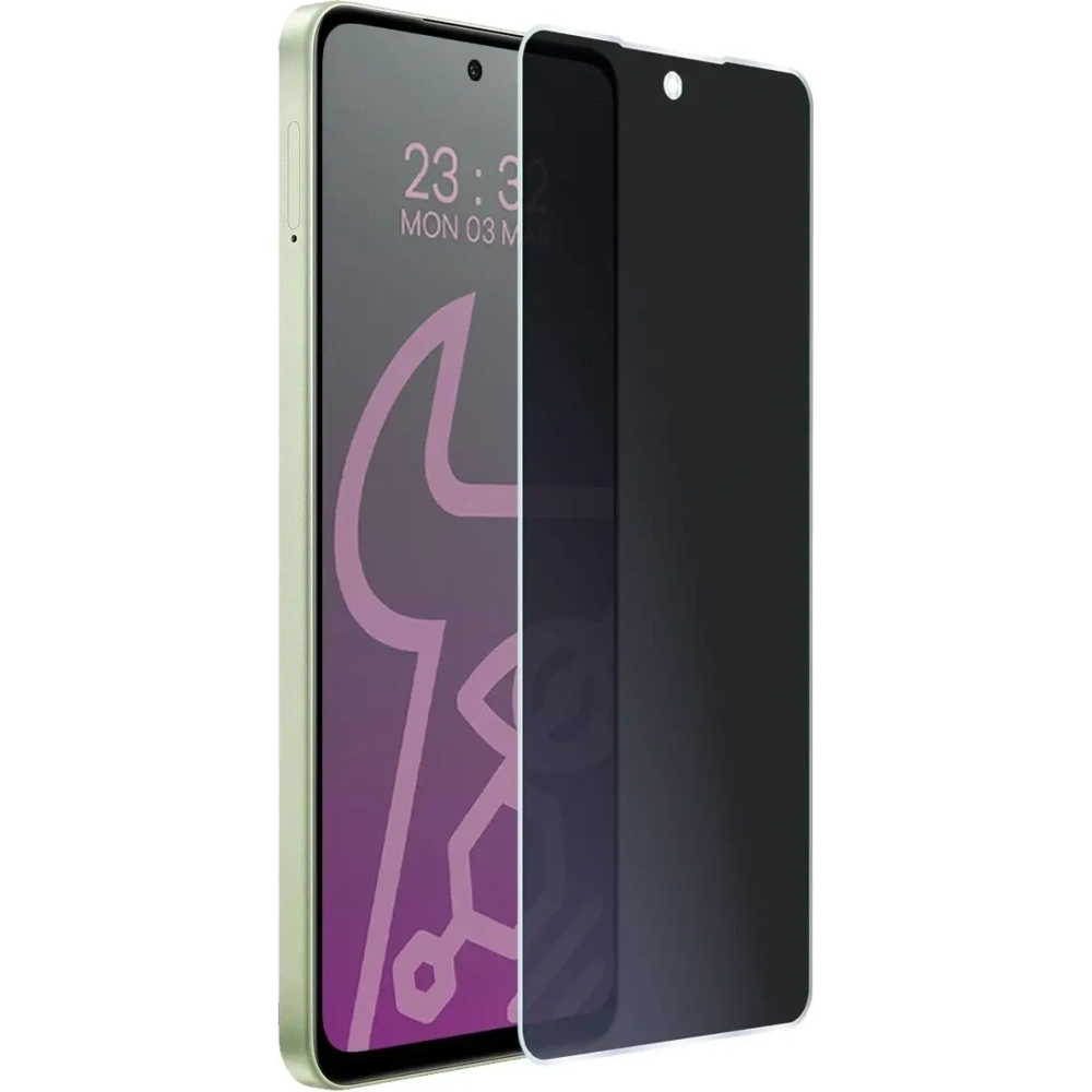 Prywatyzujące szkło hybrydowe Bizon Glass Mule Shadow do Oppo A5 Pro 5G matowe